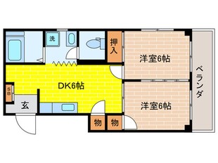 マンションさくらぎの物件間取画像